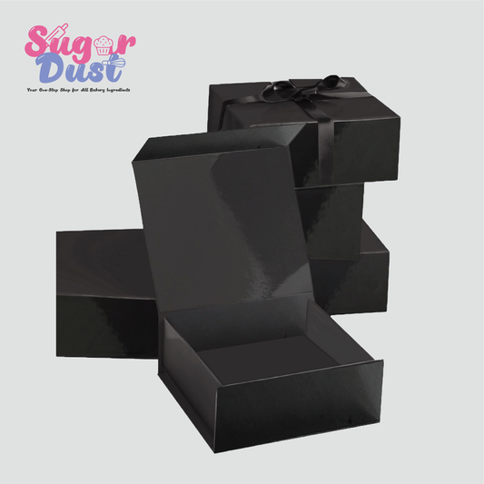 Black Luxury Rigid Boxes for Gifts